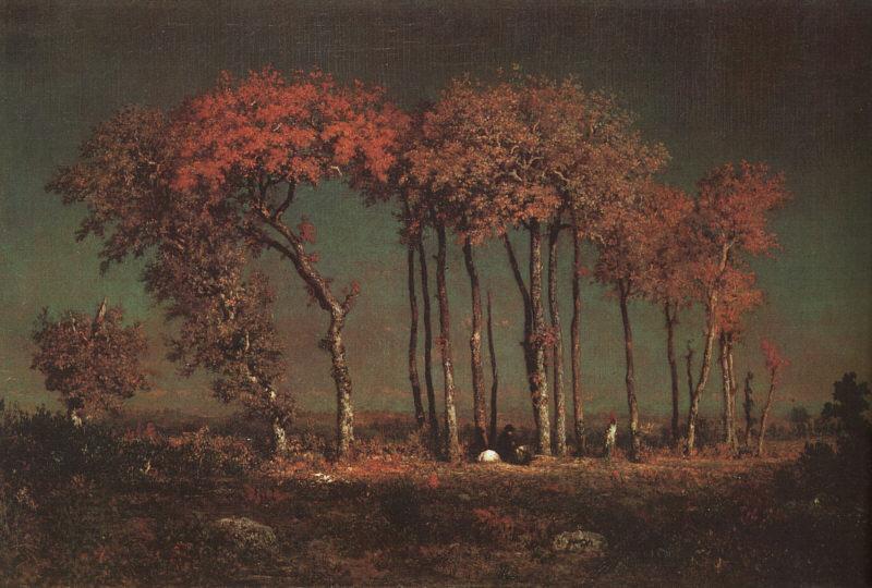 Theodore Rousseau Under the Birches